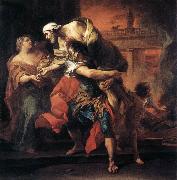 LOO, Carle van Aeneas Carrying Anchises sg oil painting